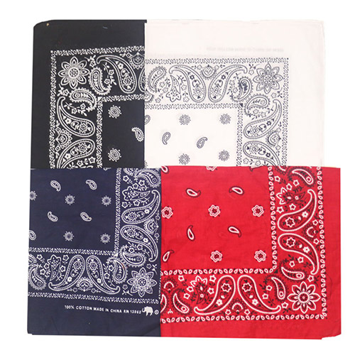 Monochrome cashew pure silk hip hop scarf wholesale