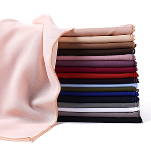 Monochrome cotton linen ladies square scarf wholesale