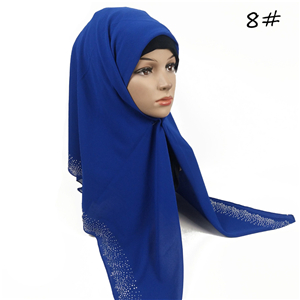 Wholesale rhinestone chiffon scarf