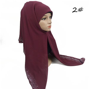 Wholesale rhinestone chiffon scarf