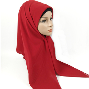 Solid color chiffon scarf cheap from China