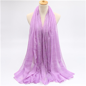 China wholesale pure color diamond scarf
