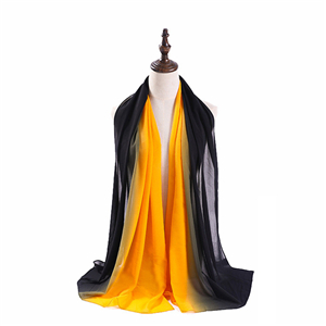 China wholesale gradient chiffon Muslim scarf