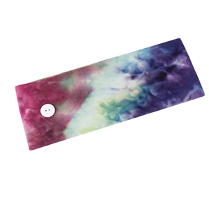 Wholesale cotton button yoga headband