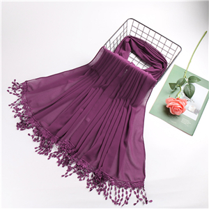 China wholesale lace tassel chiffon scarf