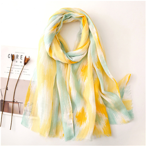 China wholesale geometric pattern cotton scarf