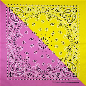 Wholesale printed color matching cotton head scarf