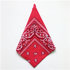 Wholesale cashew flower amoeba cotton cheap headscarf