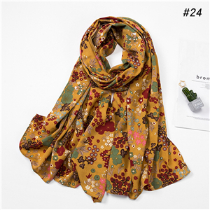 China wholesale chiffon print scarf