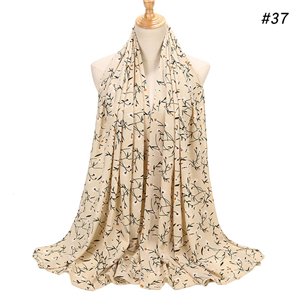 Wholesale Muslim printed chiffon scarf