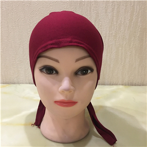 Wholesale solid color cotton muslim bandage headscarf