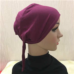 Wholesale solid color cotton muslim bandage headscarf