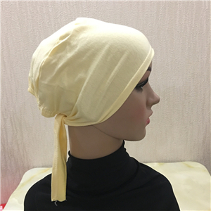 Wholesale solid color cotton muslim bandage headscarf