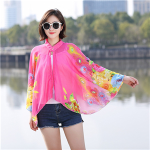 Chiffon printed scarf cheap from China