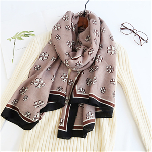 Wholesale geometric pattern printing cheap scarf