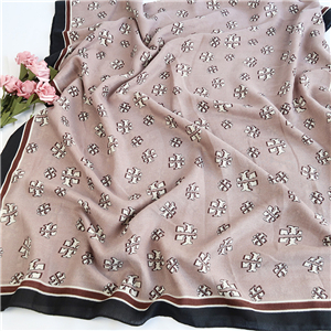 Wholesale geometric pattern printing cheap scarf