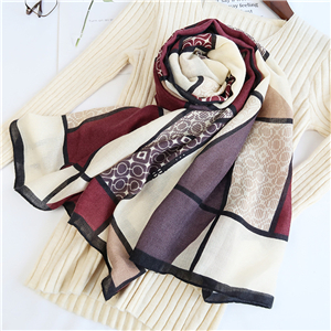 Wholesale plaid pattern cheap scarf