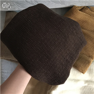 Wholesale solid color cotton linen crumpled scarf