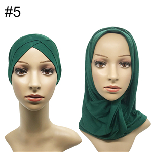 Wholesale solid color cotton forehead cross headband