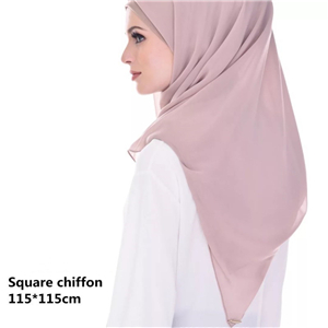 Wholesale cheap chiffon monochrome scarf
