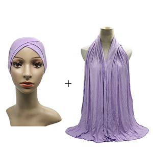 Wholesale solid color cotton headscarf