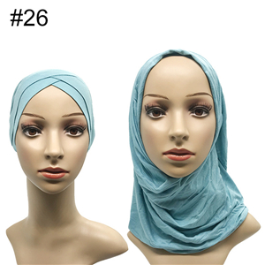 Wholesale solid color cotton headscarf
