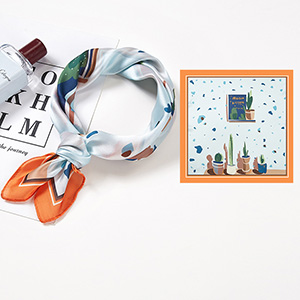 60cm square scarf wholesale silk scarf
