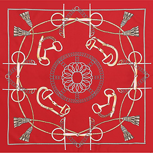 Belt buckle silk scarf wholesale square scarf