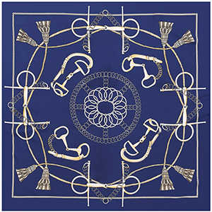 Belt buckle silk scarf wholesale square scarf