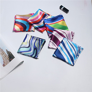 Professional small silk scarf wholesale square scarf