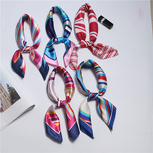 Professional small silk scarf wholesale square scarf