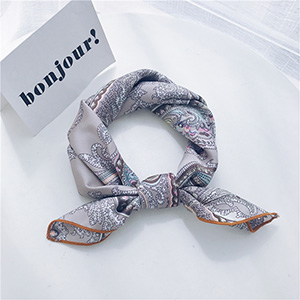 Decorative silk scarf leisure small square scarf