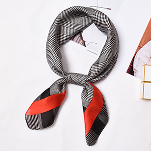 New silk scarf retro square scarf