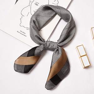 New silk scarf retro square scarf