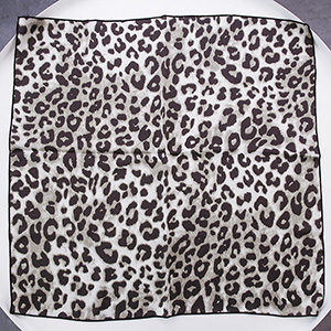 Leopard print retro square scarf wholesale