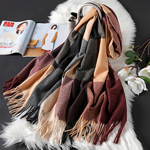 british plaid cashmere scarf wholesale