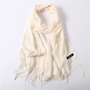 Pure color cashmere thermal shawl