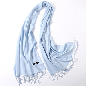 Pure color cashmere thermal shawl