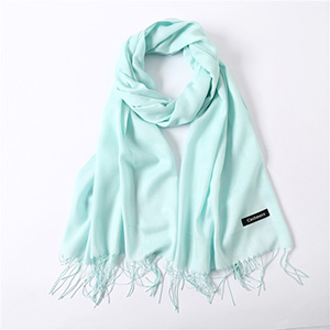 Pure color cashmere thermal shawl