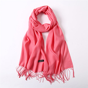 Pure color cashmere thermal shawl