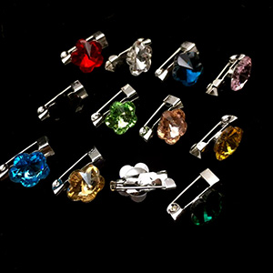 Diamond studded scarf buckle for women