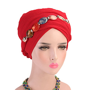 Muslim agate drill head scarf