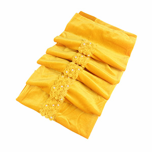 Pearl velvet turban hat wholesale