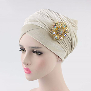 New Muslim velvet turban hat wholesale