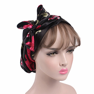 Ladies bow turban hat