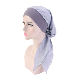 Pastoral style silk turban hat