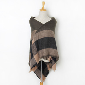 Color matching cashmere silk scarf