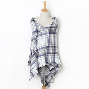 Color matching cashmere silk scarf