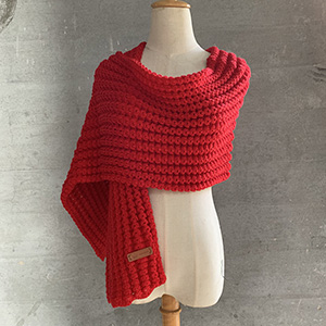 Winter thick woolen scarf