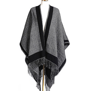 Split shawl cashmere warm scarf